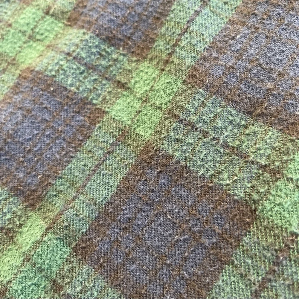 L L Bean sleep Pants Mens size M Scotch Plaid Flannel Cotton Drawstring Comfy
